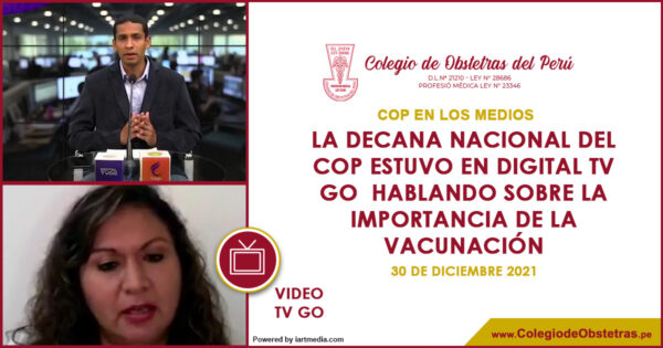 La decana nacional del COP estuvo en Digital TV GO  hablando sobre la importancia de la vacunación