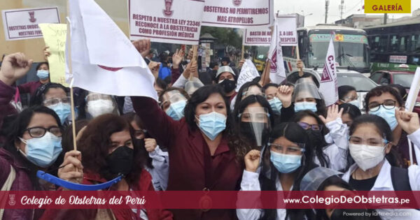 Obstetras del Perú, estamos juntos en esta lucha