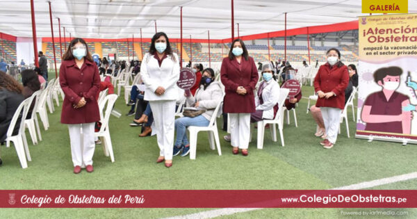 Se desarrolló con éxito la vacunación de obstetras del sector privado de Lima y Callao